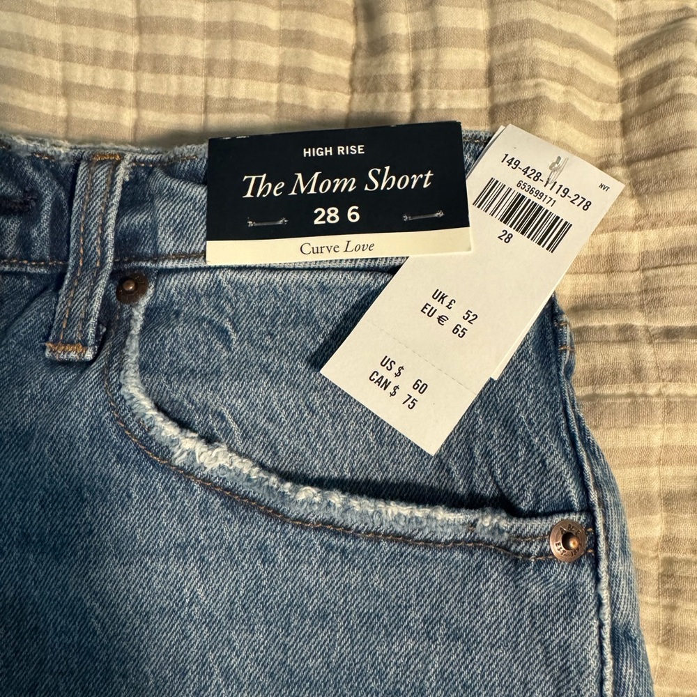 Abercrombie & Fitch Blue Jean Shorts